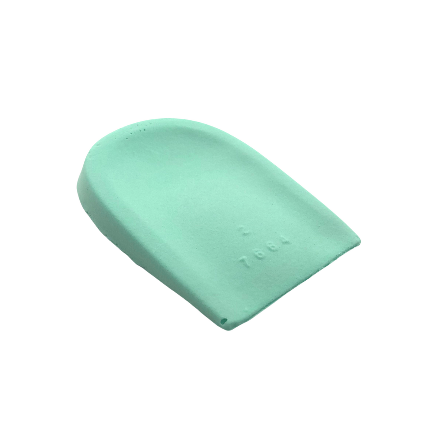 Talonnette en mousse latex avec léger rebord autour du talon - Vert