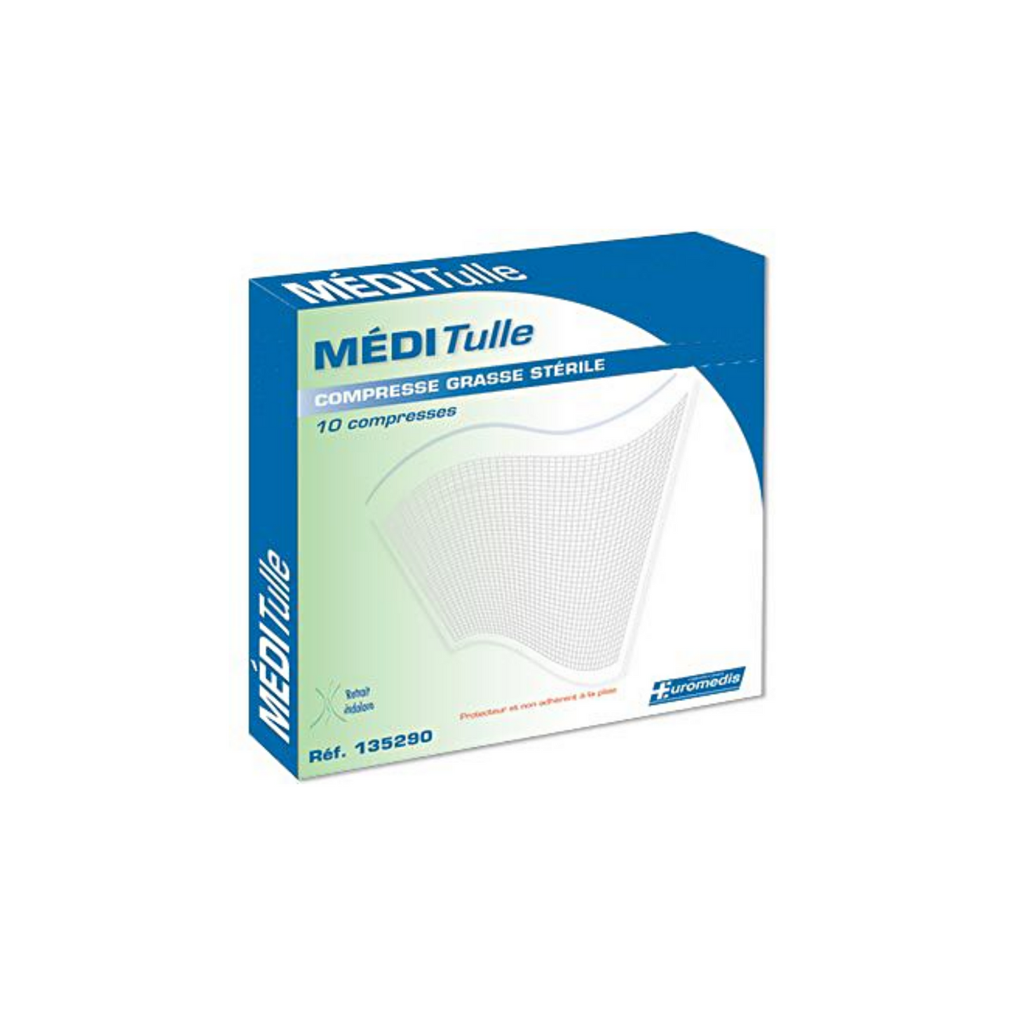 Compresse Stérile Meditulle imprégnée de paraffine