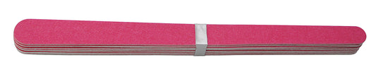 Limes en carton - Paquet de 8 limes - 12 cm, 15 cm ou 17 cm - Rouge