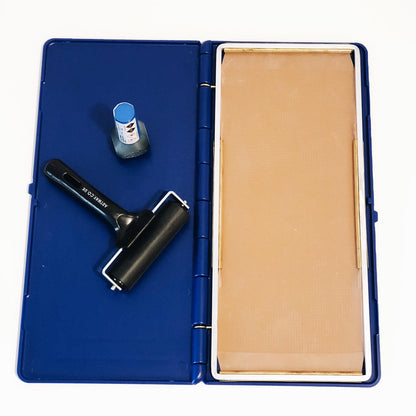Footprint kit - 1 podograph + 1 blue ink pad + 1 ink roller + 50 examination sheets