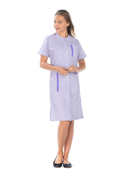 Catherine - Blouse longue - Manches courtes - Femme - 105 cm