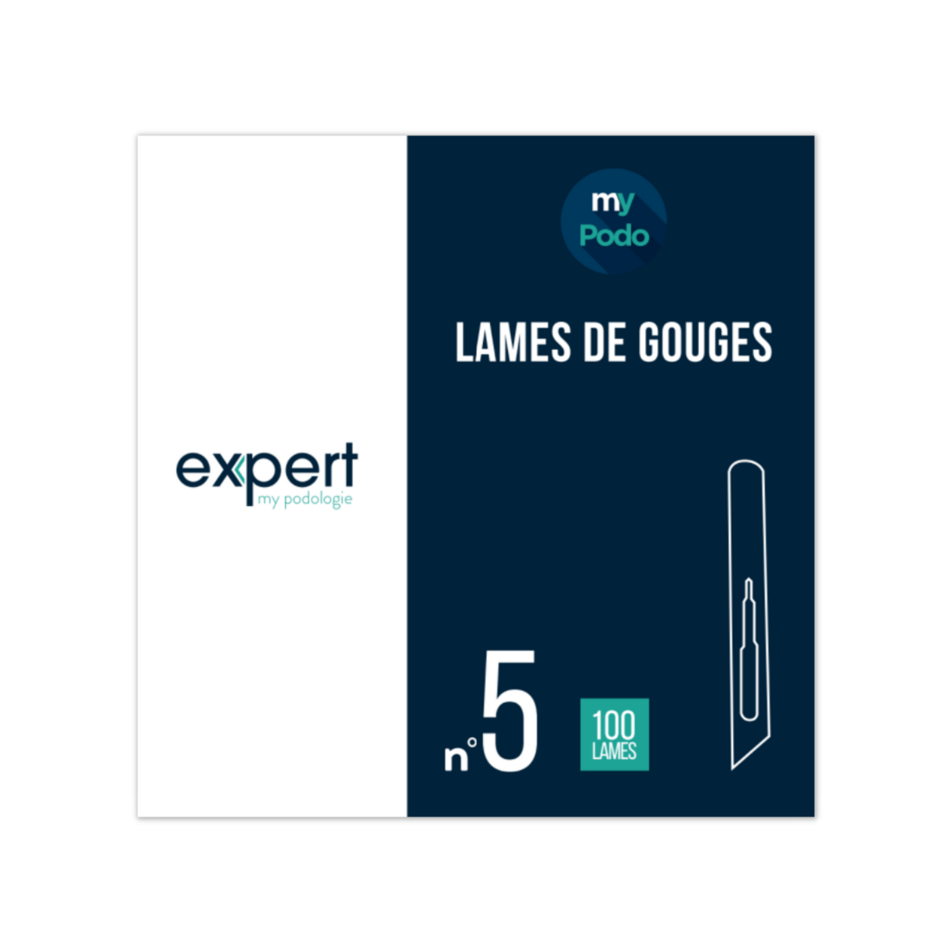 100 Lames de gouges stériles - Expert - My Podologie