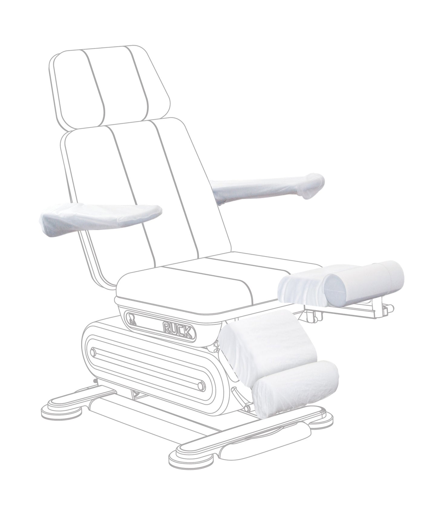 Housse de protection jetable - Pour accoudoirs - Fauteuil Stella 3s - Ruck