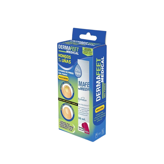 Dermafeet - Aceite fuerte para uñas descoloridas o amarillentas - 30 ml - DermaFeet